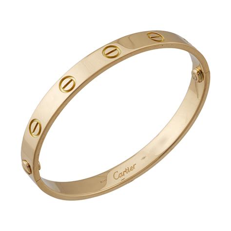 cartier love bracelet 18k and ring bundle bangle|cartier permanent bracelet.